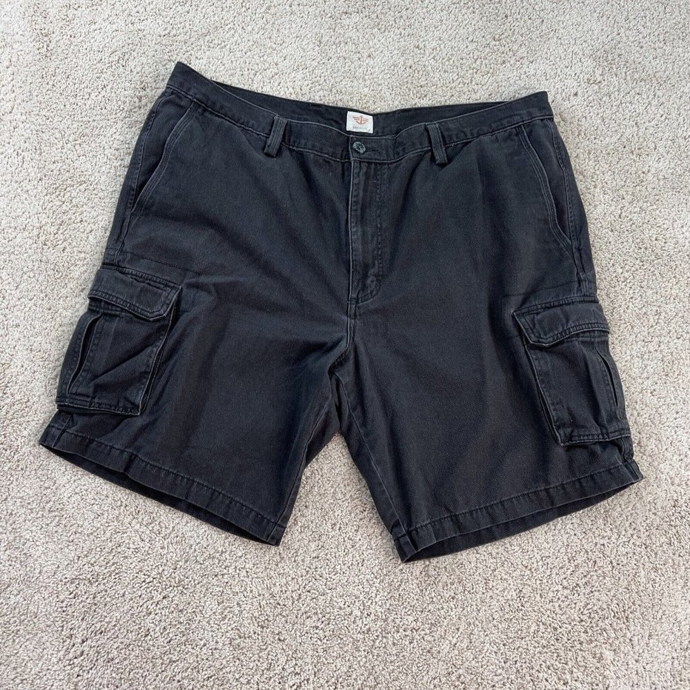 Dockers Mens Shorts Sz 42 Gray Cargo Pockets